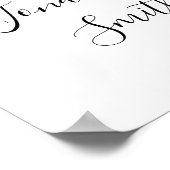 Citroenen huwelijks welkom bord bruidsshower poste poster (Hoek)