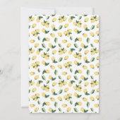 Citroenen Huwelijksbelofte Verlengingsjubileum Tro Kaart (Achterkant)