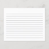 Citroenen in blauwe en witte kom Receptenkaart (Achterkant)