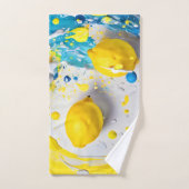 Citroenen in een Splash Bad Handdoek (Handdoek)