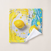 Citroenen in een Splash Bad Handdoek (Wasdoekje)
