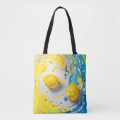 Citroenen in een Splash Tote Bag (Voorkant)