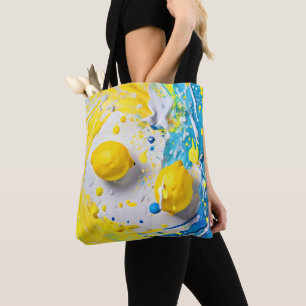 Citroenen in een Splash Tote Bag