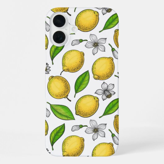 Citroenen iPhone Hoesje (Achterkant)