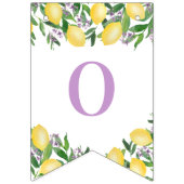 citroenen lavendel citrus bruiloft douche partij vlaggetjes (Derde vlag)