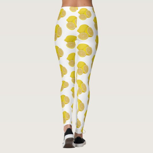 Citroenen Leggings (Achterkant)
