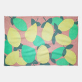 Citroenen & Limes Citrus Verse Patroon Keukenhandd Theedoek (Horizontaal)