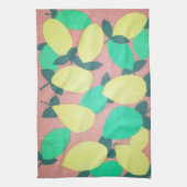 Citroenen & Limes Citrus Verse Patroon Keukenhandd Theedoek (Verticaal)