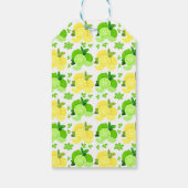 Citroenen limoen| citroenplakken, zonnige limoen cadeaulabel (Achterkant)