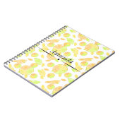 citroenen limoen sinaasappel snijdsels natuur van  notitieboek (Linkerzijde)