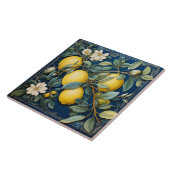 Citroenen Mediterraan Zomer Citrus Tegeltje (Zijkant)