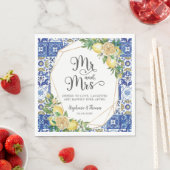 Citroenen Mediterraans Mozaïek Tegel Bruiloft Mr.  Servet (Insitu)