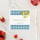 Citroenen Mediterraanse Tegels Bruidsdiner Servet (Insitu)