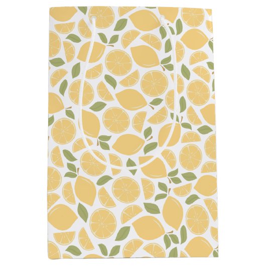 Citroenen Medium Cadeauzakje (Voorkant)