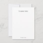 Citroenen met blauwe bloeit Dank u kaart (Achterkant)