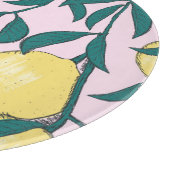  citroenen: met de hand getekend Waterverf. Snijplank (Hoek)