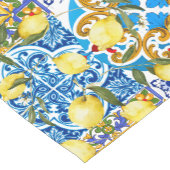 Citroenen, Middellandse Zee,majolica,Italiaanse te Korte Tafelloper (Hoek)