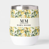 Citroenen monogram initialen naam (Achterkant)