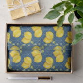 Citroenen (ontwerp 42 geel/Sinaasappel serie) Tissuepapier (Geschenk)