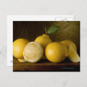 citroenen op hout briefkaart (Voorkant / Achterkant)