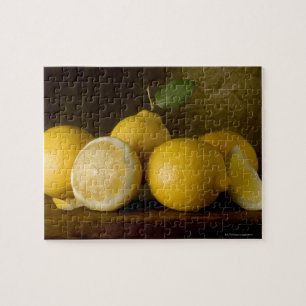 citroenen op hout legpuzzel