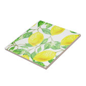 Citroenen op Vine Design Citrus Thema Tegeltje (Zijkant)