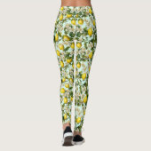 Citroenen Patroon Leggings (Achterkant)