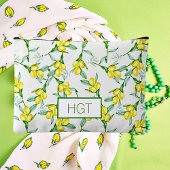 Citroenen patroon monogram etui