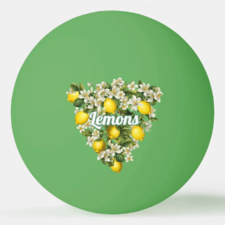 Citroenen Pingpongbal