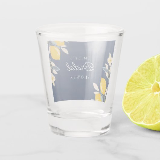 Citroenen Positano Bruidsfeest Shot Glas (Achterkant)