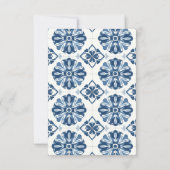 Citroenen Positano Italiaans Bruidsdiner Bedankkaart (Achterkant)