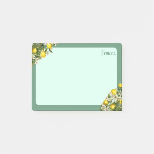 Citroenen Post-it® Notes (Voorkant)