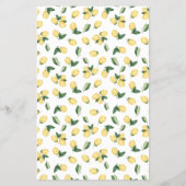 Citroenen Raad de Wijn Koppels Douche Game Kaart (Achterkant)