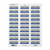 Citroenen Retouradreslabels Etiket (Full Sheet)