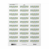Citroenen Retouradreslabels Etiket (Full Sheet)