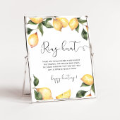 Citroenen ring jacht bruidsdouche spel poster