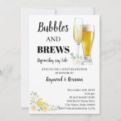 Citroenen & Rozen, bubbels en breikoppels, douche Kaart (Voorkant)