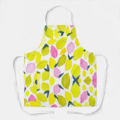 Citroenen schattige waterverf schort (Voorkant)