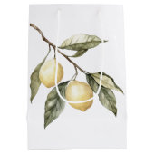 Citroenen Sicilië Italiaanse verjaardag Medium Cadeauzakje (Achterkant)