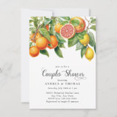 Citroenen Sinaasappel | Citrus | Koppels douche Kaart (Voorkant)