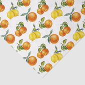 Citroenen & Sinaasappels (Design 31 Geel/Sinaasapp Tissuepapier (Detail)