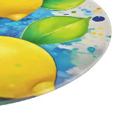 Citroenen Splash van kleur Snijplank (Hoek)