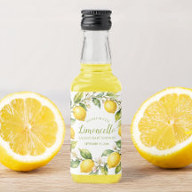 Citroenen Thuisgemaakte Limoncello  Baby Shower Fa