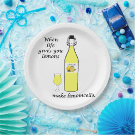 Citroenen tot Limoncello-bordjes Papieren Bordje