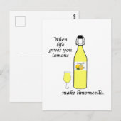 Citroenen tot Limoncello Briefkaart (Voorkant / Achterkant)