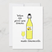 Citroenen tot Limoncello Kaart (Voorkant)