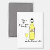 Citroenen tot Limoncello Magneet (Voorkant / Achterkant)