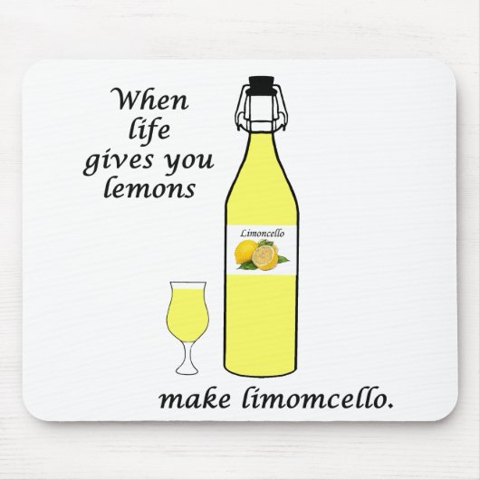 Citroenen tot Limoncello Muismat (Voorkant)