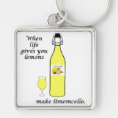 Citroenen tot Limoncello Sleutelhanger (Voorkant)