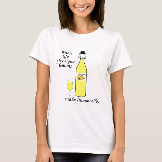 Citroenen tot Limoncello T-shirt (Voorkant)
